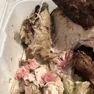Raw chicken!