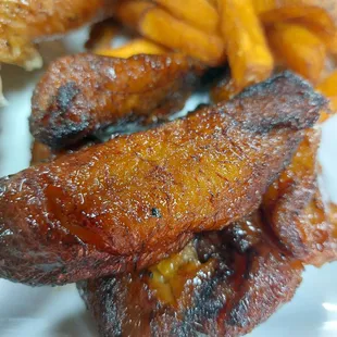 Fried bananas
