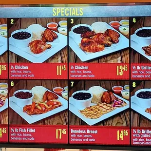 Menu Pricing 1/1/2025