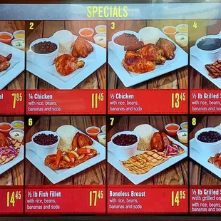 Menu Specials 1/1/2025