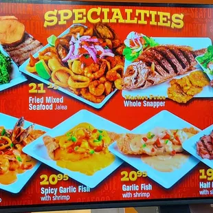 Menu Pricing 1/1/2025