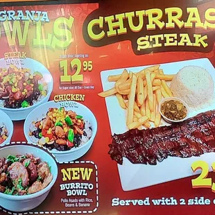 Menu Pricing 1/1/2025