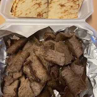 1lb gyro meat 2 pitas