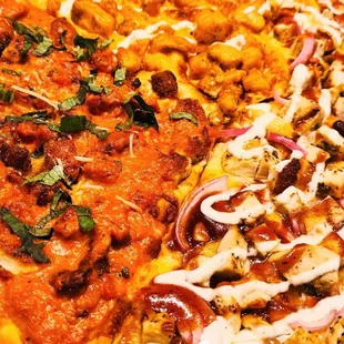 4 delicious taste in one pizza