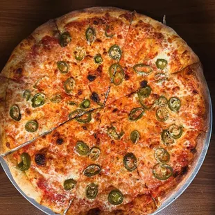 Jalapeño Cheese Pizza ( M)
