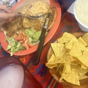 Filete de pescado  Horchata