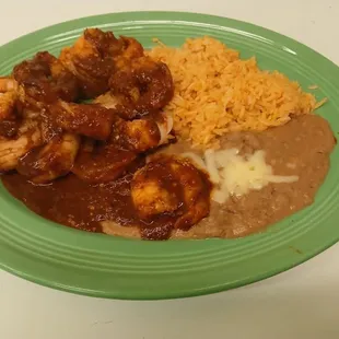 Shrimp with homemade chipotle