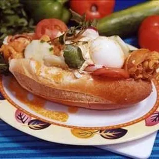 Umm pan con pollo
