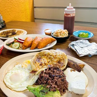 a plate of food