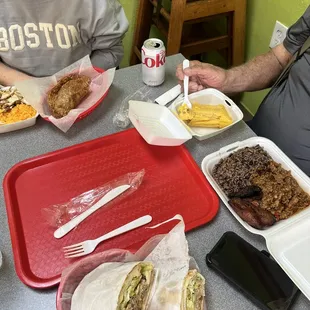 The Cuban all the way was fantastic