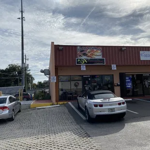 Outside front entrance