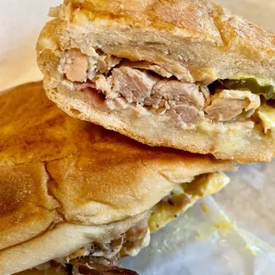 My Cuban that I doctor Miami style!! Been in Tampa 15 years and I still can't eat it their way!!!