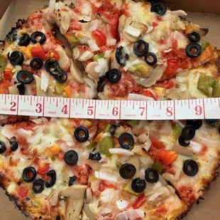 large personal pizza