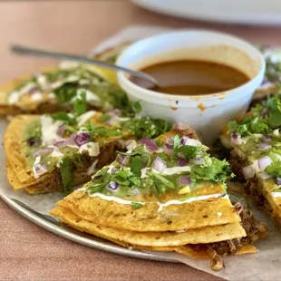 Birria Pizza - Superb! The owners were one of the 2022 semi-finalists for the JBF Best Chef Southwest award.