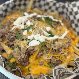 Carnitas steak fries