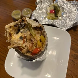 Super shrimp burrito