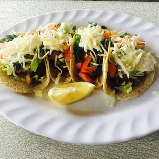 Beef super tacos home made tortillas $2.00