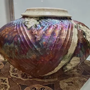 Raku Pot by Bruce Odell