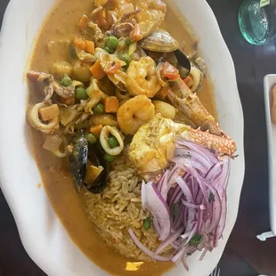 Arroz Chaufa De Mariscos