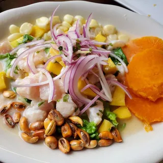 Ceviche de Pescado con Mango