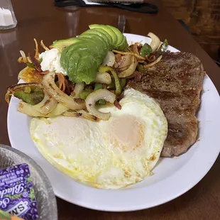 Rib Eye Steak Plate &amp; super spuds !!