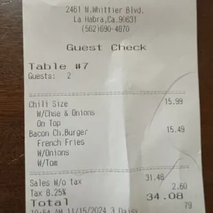Receipt