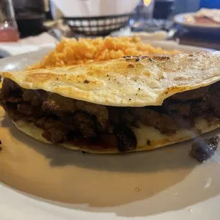 Grilled Steak Quesadilla