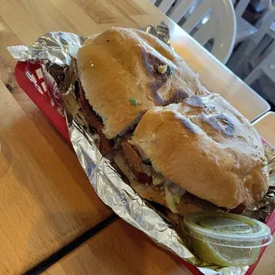 Milanesa (fried pork) Torta