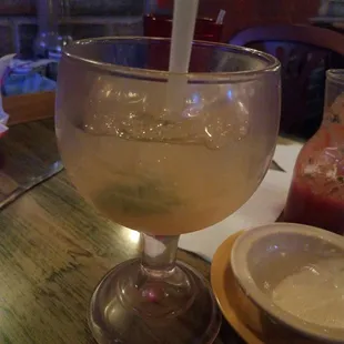 Medium TOP SHELF margarita, the wifey would not let me have a large, lol
