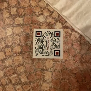 Virtual Menu on table