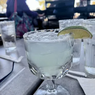 Hacienda rocks $ 6 at happy hour   $8.50 after happy hour   Happy hour stopped at six