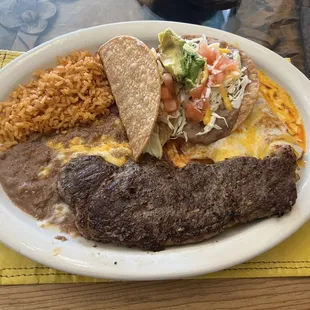 Hacienda plate - delicious!