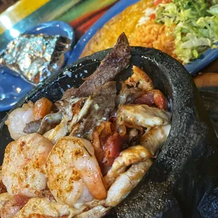 a plate of food on a table