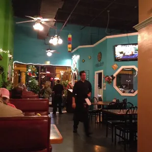 Inside seating view.