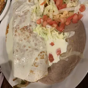 The big ass burrito with all the meats!
