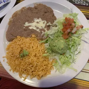Rice beans guacamole