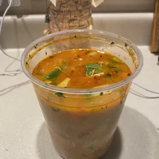 La Hacienda chicken and rice soup.