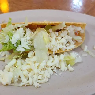 Excellent Chicken Taco with sauce
