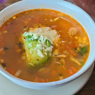 Excellent large bowl of Chicken Soup.