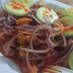 Camarones a la diabla