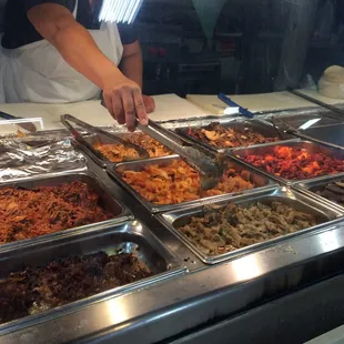 a person preparing food