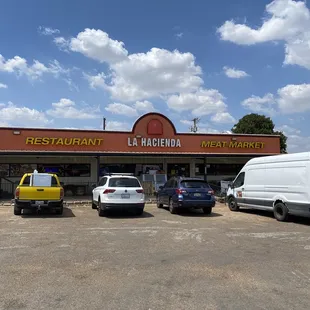 cars parked in front