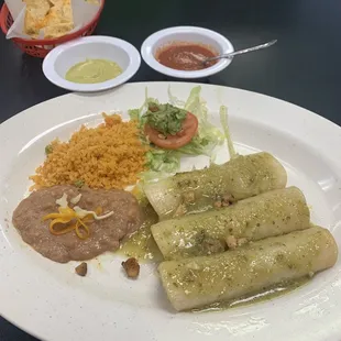 Green enchiladas