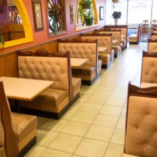 tables and booths