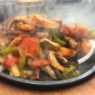 Texas fajitas