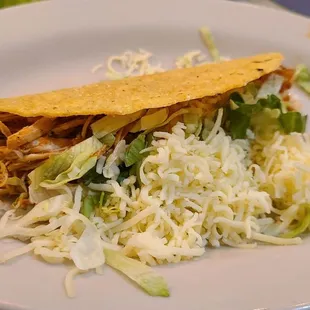 Chicken Taco was good but dry