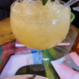 Peach mango margarita