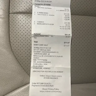 $71 down the drain and all the manager said is I&apos;ll take care of you the next time I&apos;m in the restaurant! I&apos;m visiting!