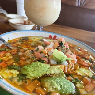 Chicken rice soup