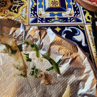 Pieces found In cilantro.